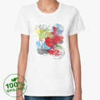 Женская футболка органик