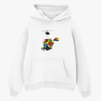 Толстовка худи оверсайз