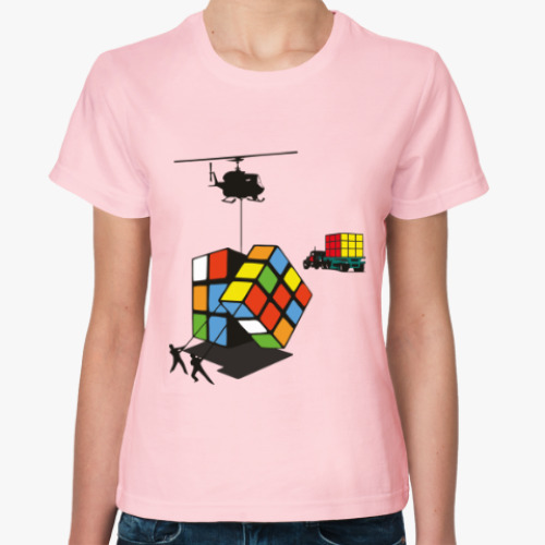 Женская футболка с принтом Кубик Рубика | Rubiks Cube