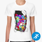 Женская спортивная футболка