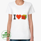 Женская футболка органик