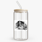 Банка с бамбуковой крышкой