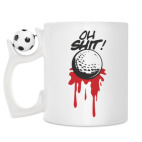 Кружка с футбольным мячиком