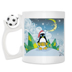 Кружка с футбольным мячиком