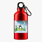 Металлическая бутылка 400 мл UV-DTF