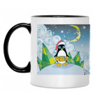 Кружка двухцветная