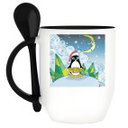 Кружка с ложкой