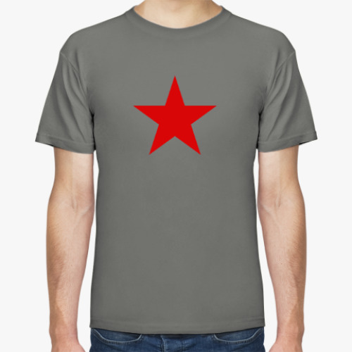 Футболка с принтом советская звезда
