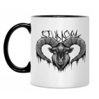 Кружка двухцветная