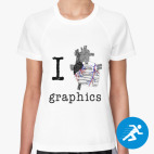 Женская спортивная футболка