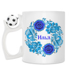 Кружка с футбольным мячиком