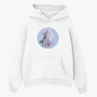 Толстовка худи оверсайз