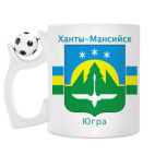 Кружка с футбольным мячиком