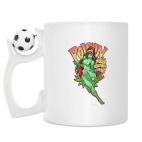 Кружка с футбольным мячиком