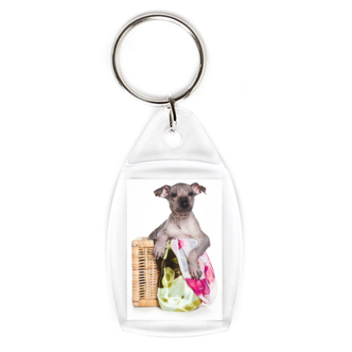 Брелок с принтом Щенок