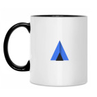 Кружка двухцветная