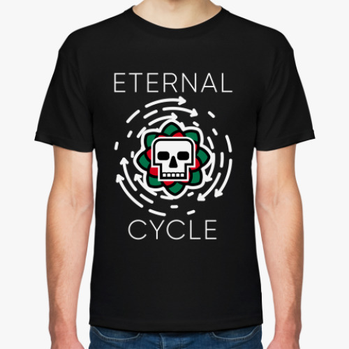 Футболка с принтом Eternal Cycle
