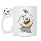 Кружка с футбольным мячиком