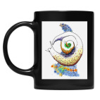 Кружка цветная UV-DTF