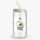 Банка с бамбуковой крышкой