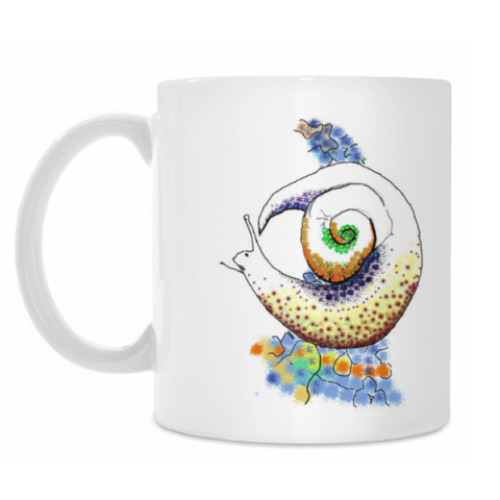 Кружка с принтом Улитки