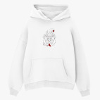 Толстовка худи оверсайз