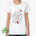 Женская футболка органик