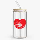 Банка с бамбуковой крышкой