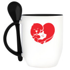 Кружка с ложкой