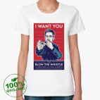 Женская футболка органик