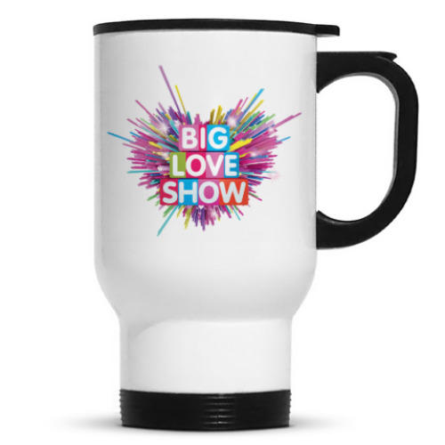 Кружка-термос с принтом BIG LOVE SHOW