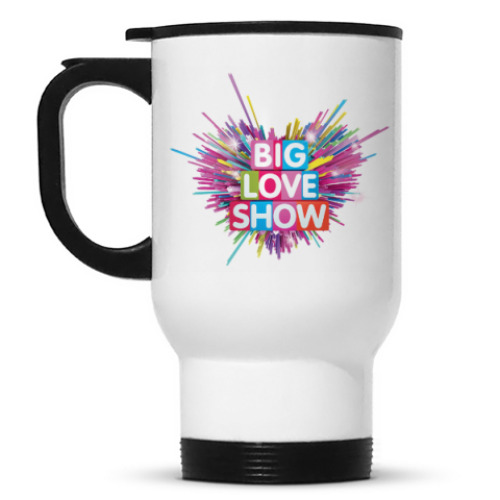 Кружка-термос с принтом BIG LOVE SHOW