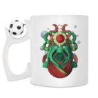 Кружка с футбольным мячиком
