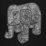 Слоник в узорах