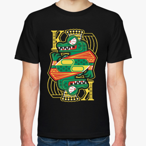 Футболка с принтом Крокодил