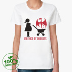 Женская футболка органик