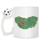 Кружка с футбольным мячиком