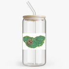 Банка с бамбуковой крышкой