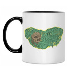 Кружка двухцветная