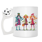 Кружка с футбольным мячиком