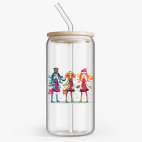 Банка с бамбуковой крышкой