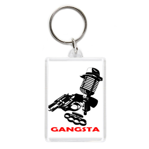 Брелок с принтом Rap Gangsta