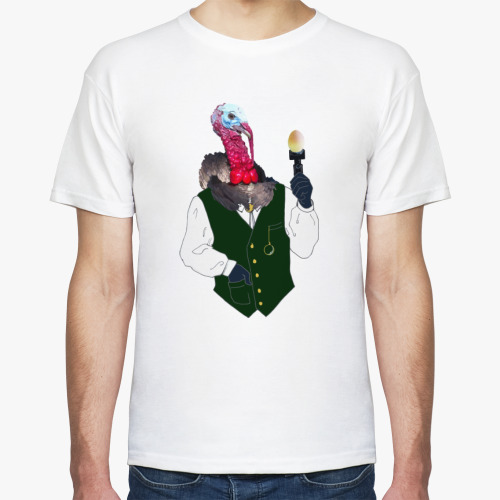 Футболка с принтом Индюк, ветеринарный врач