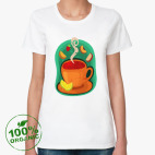 Женская футболка органик