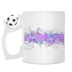 Кружка с футбольным мячиком