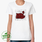 Женская футболка органик