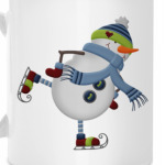 Снеговик на коньках