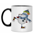 Кружка двухцветная