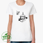 Женская футболка органик