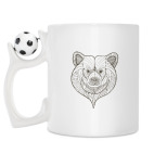 Кружка с футбольным мячиком